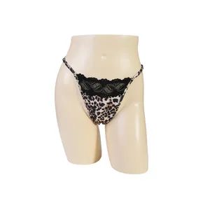 Leopard Pattern Womens Thongs Sexy Lace Breathable Comfortable Bikini Underwears - Dongguan Imoon Technology Co., Ltd. - China