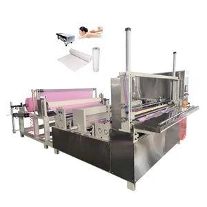 Hospital Medical Massage Non Woven Sheets with Face Hole Disposable Bed Sheet Roll Slitting Rewinding Machine - Jiangxi Dele Intelligent Technology Co., Ltd. - China
