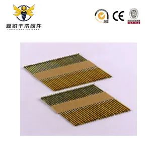90mm Round Head Galvanized Smooth Shank Paper Strip Framing Stick Nails Construction - Tianjin Xinruifeng Fastener Manufacturing Co., Ltd - China