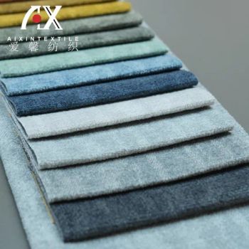 Two Tones Soft Woven Chenille Sofa Fabric in Stock Stocklot Tapestry Furniture Upholstery Cloth - Tongxiang Aixin Textile Technology Co., Ltd. - China