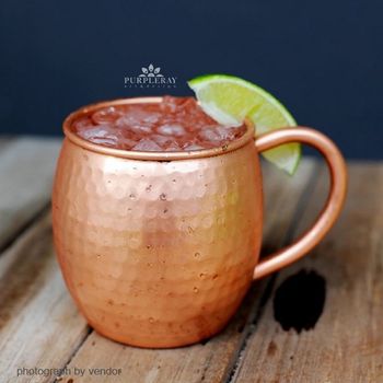 Copper Glasses & Mules - Purple Ray Art And Design - India