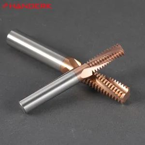 Handerk Versatile Tisin-Coated Threading Milling Cutter HRC55 Tungsten Carbide Milling Cutter for CNC Tool - Changzhou Handerk Precision Tools Co., Ltd. - China