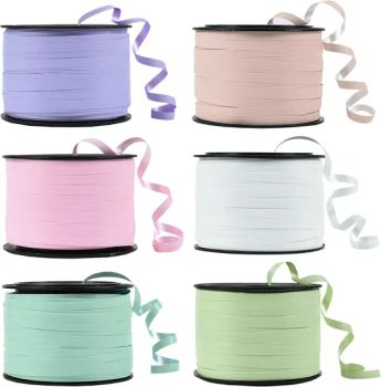 Curling Matte 100yards Ribbons Balloon String Ribbons - Pastel Colors for Gift Warppping Birthday Easter Party Decorations - Dongguan Hongxing Handicraft Co., Ltd. - China
