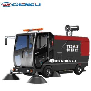 Electric Four Wheeled Sanitation Sweeper for Cleaning Ride on Floor Scrubber - Chengli Automobile (Wuhan) Co., Ltd - China