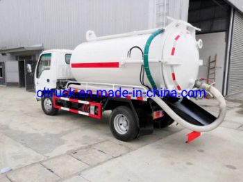 4 M3 Fecal Sewage Vacuum Suction Tankers 4 T Sludge Tanks Truck 1suzu 4X2 Sewer Tanker Vehicle - Hubei Suny Automobile and Machinery Co., Ltd. - China