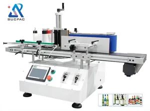 Oil /Shampoo/ Nail Polish Bottle Desktop Labeling Machine with Printing Machine - Superpack (Guangzhou) Intelligent Machine Co., Ltd. - China