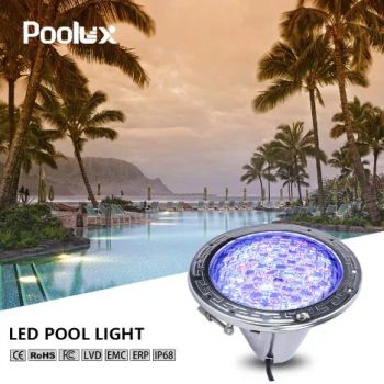 Refined LED Pool Lights Pentair Replacement 110V 12V 24watt IP68 LED Submersible Underwater Swimming Pool Lights - Shenzhen Poolux Lighting Co., Ltd - China