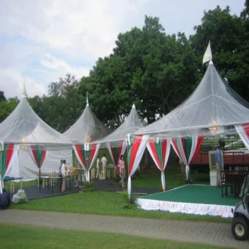 Outdoor Pagoda Gazebo Tent Africa Waterproof Aluminum Frame Tents for Funeral Church Wedding Party Event Trade Show Exhibition Tents - Shenzhen Baikal Tent Co., Ltd. - China