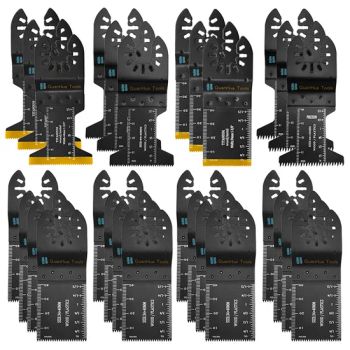 28 Kits Oscillating Saw Blades Multi Tool Blades for Cutting Wood Metal - Jiangsu Quanhua Saw Industry Co., Ltd. - China