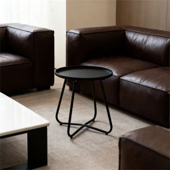 Wholesale Price Outdoor Side Tables, Small Outdoor Table, Round Patio Side Table Steel for Patio Yard Garden - Hebei Booming Furnishings Co., Ltd - China
