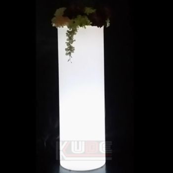 LED Furniture Illuminated Plant Pots Cylinder Illuminated Planter - Foshan Kude Electronic Products Co., Ltd. - China