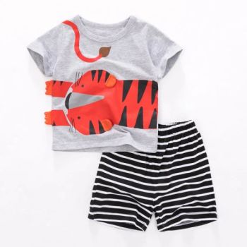 Boys Summer Clothing Sets 2PCS 2022 Kids Clothing Sets Cartoon Baby Girl Toddler Summer 2 Piece Sets - Quanzhou Yilijia International Trade Co., Ltd. - China