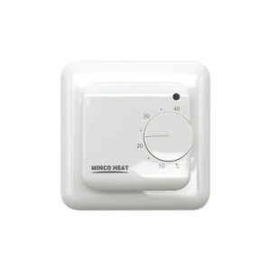 Mincohome 220V 16A Simple Electric Floor Heating Thermostat Knob Temperature Controller for Wall Installation - Hefei Minco Heating Cable Co., Ltd. - China