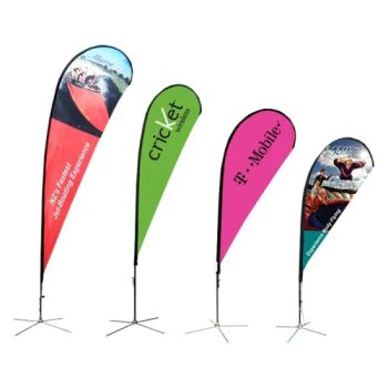 Promotional Custom Flying Banners Double Sided Teardrop Flag Beach Feather Flag Banners - Foshan Aodong Tent Co., Ltd - China