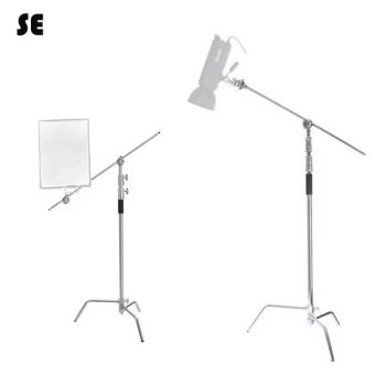 Heavy Duty C Stand Light Stand 20kg 330cm 128cm Arm SECS Aluminum 1Y MOQ100 - Dongguan Sharp Electronic Technology Co., Ltd - China