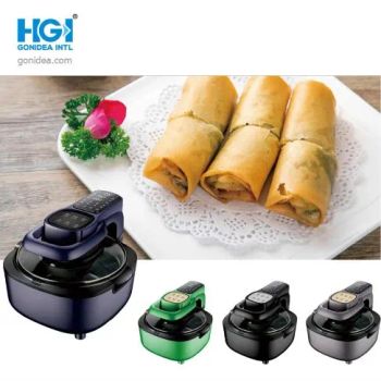 Fast Heat Food Processor Touch Screen Black Electric Air Fryers Dh-308A - Hefei Gonidea International Trade Co., Ltd. - China
