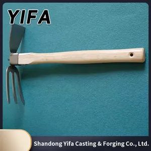 Factory Wholesale Small Garden Outdoor Hoe Farmer Tools Weeding Digging Vegetable Planting Hoe Small Garden Hand Tool Combination Hoe - Shandong Yifa Casting & Forging Co., Ltd. - China