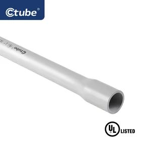 Ctube Schedule 40 2" PVC Rigid Non-Metallic Pipe Plastic Conduit for Electrical Wires Cables - Guangdong Ctube Industry Co., Ltd. - China