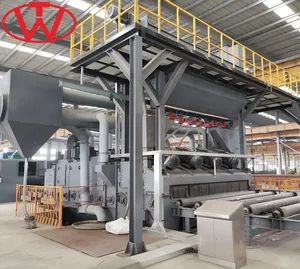Heavy-Duty Crawler-Type Shot Blasting Machine for Thick Carbon Steel Plates Deburring Descaling - Jinan Wantong Foundry Engineering Equipment Co., Ltd. - China