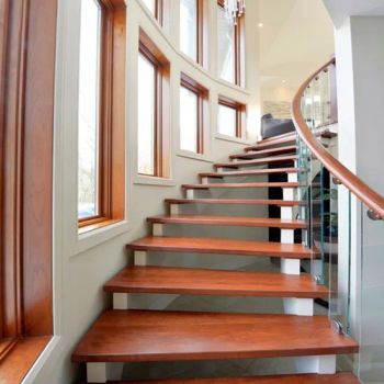 Popular Style Unique Single Stringer Stair Glass Curve Stair Creative Design Curved Outdoor Stairs - Shenzhen Orient Industry Co. Limited - China
