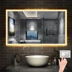 Adjustable Lights Wall Mounted Furniture LED Bathroom Make up Cosmetic Mirror - Anqing Homewell Wood Co., Ltd - China