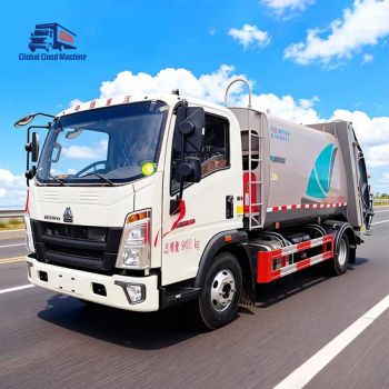 HOWO 4*2 140HP Van Garbage Trucks 5tons Payload 20T Fuel Diesel Models Large Origin China Tire 12r22.5 Condition New Brand - Shanghai Oufei Laya Technology Co., Ltd. - China