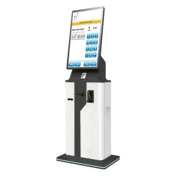 UHF Counter Scan Self Checkout Shopping Cart Price Bill Recycler Micro Market Kiosk for Library Store Hotel LCD Promotion Displays - Shenzhen P & Y Technology Co., Ltd. - China