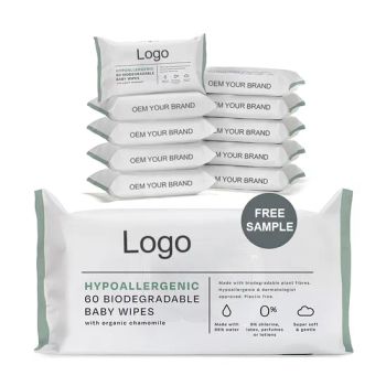 Custom Private Logo Baby Wipes Pearl Cotton Wet Wipes Facial Hand Wipes Daily Cleaning Tissue Skin Care - Zhejiang Qimei Cosmetics Co., Ltd. - China