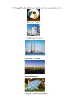 Energy Petroleum Oil & Gas, Agricultural Commodities etc. - G2 ENERGY USA CORP. - Canada
