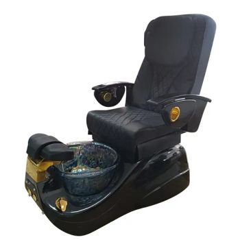 Black Pedicure Chair Custom Color No Plumbing Salon Furniture Foot SPA Chair Luxury Modern Pedicure Massage Chair - Foshan St. Burton Industrial Co., Ltd. - China