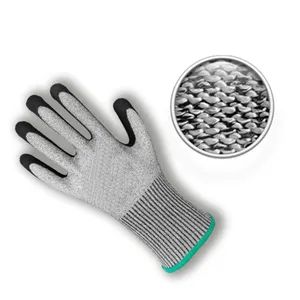 Motorcycle Gloves Nitrile AntiScratch AntiStatic AntiCut Gray L 1Y MOQ10000 - Qingdao Titans Industrial Co., Ltd. - China