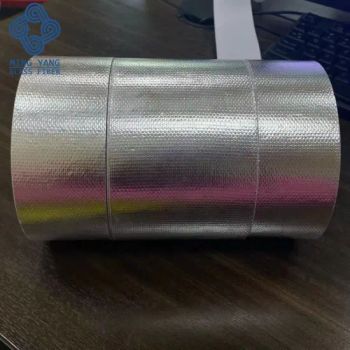High Tensile Fireproof Duct Fibers Aluminum Foil Glass Fabric Sealing Packing Adhesive Tape - Jiangxi Ming Yang Glass Fiber Co., Ltd. - China