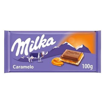 Best Price Milk chocolate from alpine milk milka, with caramel filling, 100 g - Exigentelaxia Unipessoal Lda - Portugal