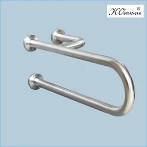304 Stainless Steel Brushed Nickel Grab Bars Origin China Folded Folded Color Ss Color Usage Commercial Model NO. - Hangzhou Kingcrown Construction & Decoration Material Co., Ltd. - China