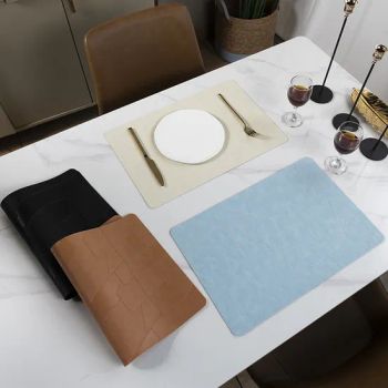 Washable Round Table Mats for Stylish Kitchen Decor Weight 150g Style Modern Waterproof Yes Model NO. PVC-503 Shape - Taizhou real houseware Co., Ltd - China