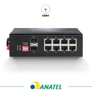 Necero 8*10/100/1000base-X Industrial Ethernet Switches OEM Available Condition New Trademark NECERO Storm Control - Shenzhen Necero Optical Fiber And Cable Co., Ltd. - China
