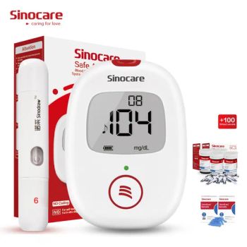Sinocare Blood Glucose Meter Glucometer Blood Glucose Monitor with Diabetes Test Strips Glucose Strips - Changsha Sinocare Inc. - China