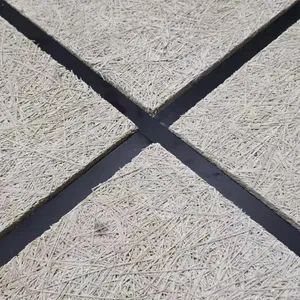 Natural Cement Wood Wool Fiber Ceilingh &Wall Board 2X2 2X4 4X8FT - Jiangyin Norin New Material Co., Ltd. - China