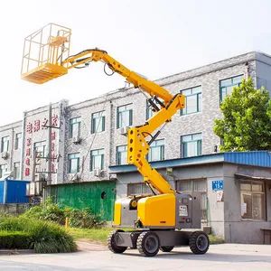 18m Max Lifting Industrial Iron Crank Mechanism Lift Self-Propelled Rotating 360 Curved Arm Aerial Working Platform - Shandong China Coal Industrial & Mining Supplies Group Co., Ltd. - China