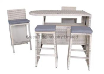 Outdoor Garden Furniture High Table Chairs Rattan Bar Sets for Hotel Pool - HANGZHOU MAX GARDEN OUTDOOR PRODUCTS COMPANY LIMITED - China