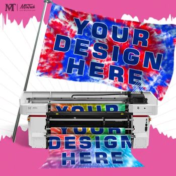 Large Format Digital Dye Sublimation Advertising Flag Polyester Fabric Textile Printing Machine - Shanghai Meitu Digital Technology Co., Ltd. - China
