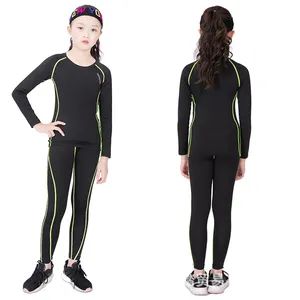 Girls Elastic Basketball Football Running Training Suit Tights Fitness Clothing Sports Wear - Market Union Co. Ltd. - China