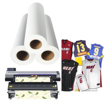 Premium 50GSM Sublimation Paper for Large Format Printers Color White Origin China Condition New Trademark Inktime HS Code - Guangzhou Inktime Digital Technology Co., Ltd. - China