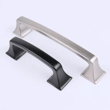 Hardware Fitting Surface Finished Knobs Drawer Kitchen Cabinet Wardrobe Pull Zinc Alloy Lever Kitchen Furniture Handle - Monsoon Import Export (Guangzhou) Limited - China