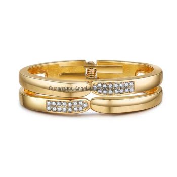 Fashion Jewelry Factory Wholesale Jewellery Luxury 925 Sterling Silver or Brass Fashion Accessoried Cubic Zircon Fine Bangle - Guangzhou Angel jewellery co.,ltd - China