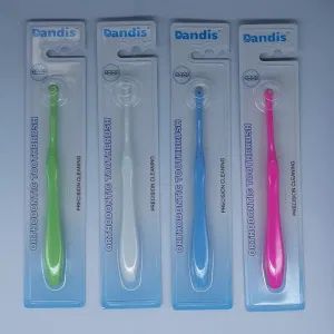 Orthodontic Single Tuft Tooth Brush Steel Braces Toothbrush Material PVC Trademark OEM Model NO. SD-BS-01 Origin Tianjin, - Tianjin Spider Impex Co., Ltd. - China