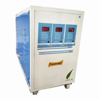 Air Cooling Three Phase Voltage Stabilizer, Capacity: 30 kva Power 30 kva Phase 3 phase Type Automatic Capacity 30 kva Output Tolerance ±9 - Powertronics Corporate Solution Private Limited - India