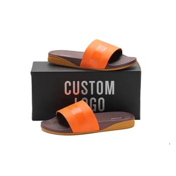 Henghao Logo Printed Slide Sandals Eco-Friendly Custom Slide Sandals - Trendy Custom Slide Sandals and Sport Custom Slide Sandals Price - Quanzhou Weixiusen Trading Co., Ltd. - China