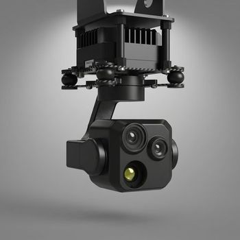 TZ130TB 3 Axis Stabilized EO/IR Turret Camera Triple Sensor 30x Zoom 3KM Laser Distance Meter UAV Gimbal Camera for Aircraft - Wuhan Tianluo Technology Co., Ltd. - Hong Kong