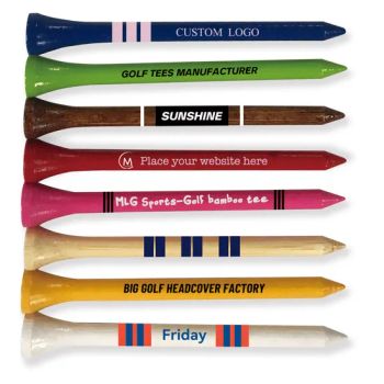 Manufacture Price High Quality Bamboo Golf Tees Custom Premium 70 83 mm Golf Tees - Xiamen Mlg Sports Equipment Co., Ltd. - China